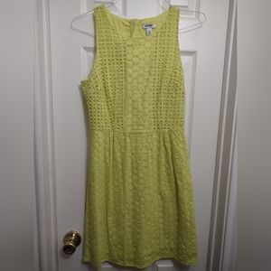 lime green/yellow sun dress